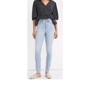 Madewell 11" Roadtripper High Rise Light Wash Jeans